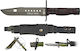 K25 Bayonet Μαχαίρι Επιβίωσης σε Μαύρο χρώμα