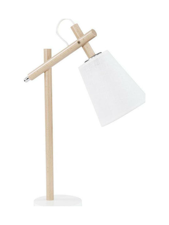 TK Lighting Vaio Office Lamp with Foldable Arm for Socket E27 in White Color