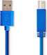 Nedis 2m USB 3.0 Cable A-Male to B-Male Blue (CCGP61100BU20)