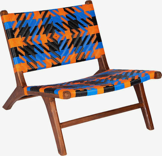 Scaun Teak Multicoloră 87x70x70cm