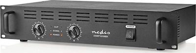 Nedis AAMP16100BK Τελικός Ενισχυτής PA 2 Καναλιών 120W/4Ω 60W/8Ω με Σύστημα Ψύξης