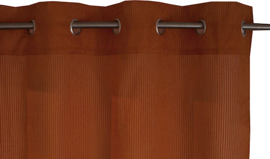 Mc Decor Curtain with Grommet 203227 Orange 140x280cm