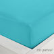 Sunshine Sheet for Single Bed with Elastic 100x200+20cm. Menta 152 Petrol