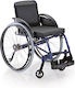Surace Surace Rollstuhl Leicht Typ mit Klappbarer Rücken 41cm Blau