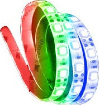 Водоустойчива LED Лента 12V RGB Светлина 1м Тип SMD5050