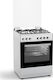 Thermogatz TGS 6020 IX Κουζίνα Υγραερίου 53lt με Εστίες Υγραερίου Π60εκ. Inox