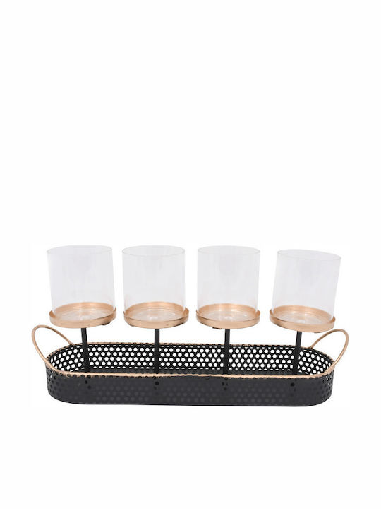 Fylliana Candle Holder suitable for Tealights in Black Color