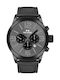 TW Steel MC Editions Herrenuhr 42mm Chronograph Batterie mit Schwarz Lederarmband