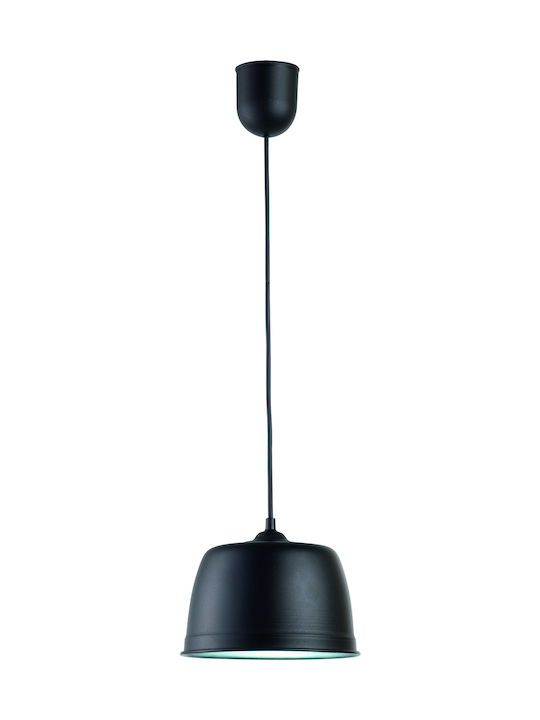 ArkoLight Pendant Light Black with Socket E27 22x22cm