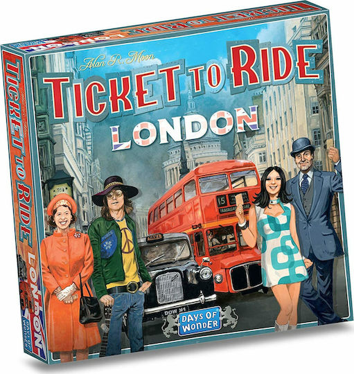 Επιτραπέζιο Παιχνίδι Ticket to Ride London για 2-4 Παίκτες 8+ Ετών (EN) Days of Wonder