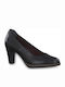 Tamaris Leder Pumps mit Chunky mittelhohem Absatz Schwarz