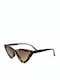 Awear Luna Women's Sunglasses with Brown Tartaruga Plastic Frame