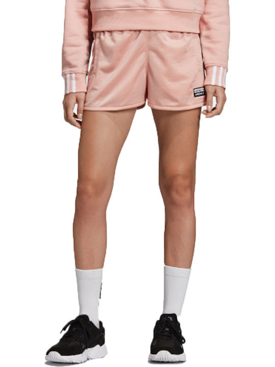 Adidas Tape Shorts Women's Sporty Shorts Pink