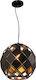 Ravenna Laura 400 Pendant Light Single-Light for Socket E27 Black