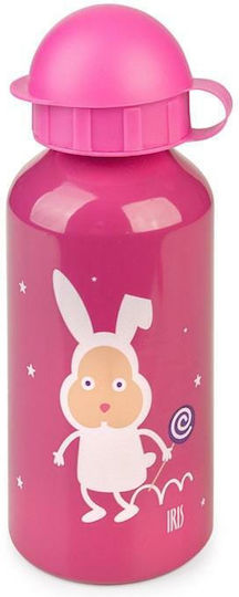 Iris Barcelona Snack Rico Fairy Kids Water Bottle Aluminium Fuchsia 400ml