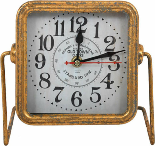 Fylliana Fylliana Metal Gold Tabletop Clock 373-92-011