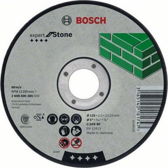 Bosch Cutting Disc for Stone Cutting Disc Construction Materials Hole Diameter 115mm 1pcs