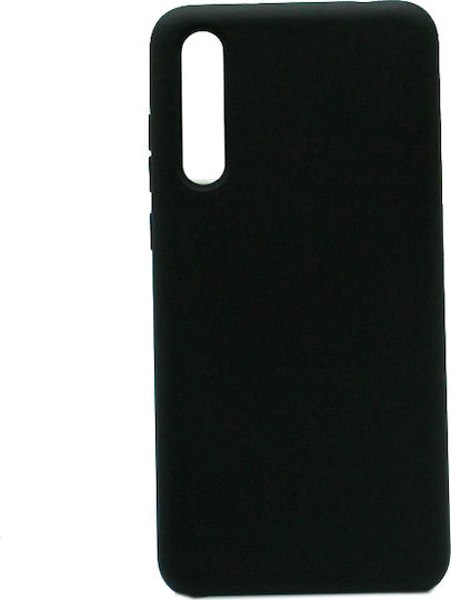 Soft Touch Back Cover Silicon Negru (Huawei P20 Pro)