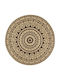 vidaXL Handmade Rug Round Summer from Jute Brown