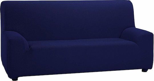 Mc Decor Tunez Elastic Cover for Three Seater Sofa Blue 170εκ. 1pcs MCL.EL.TUNEZ.TR-MPLE