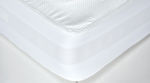 Greco Strom Double Jacquard Mattress Cover Fitted Antibacterial Membran Safety White 140x200cm