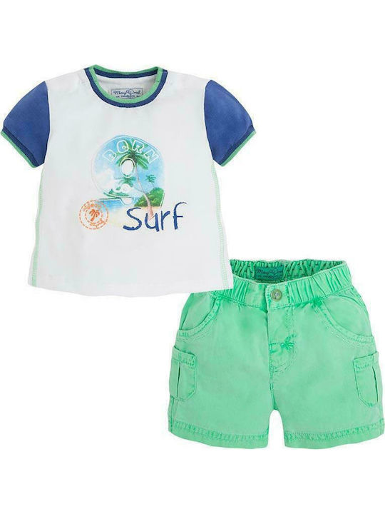 Mayoral Kids Set with Shorts Summer 2pcs White