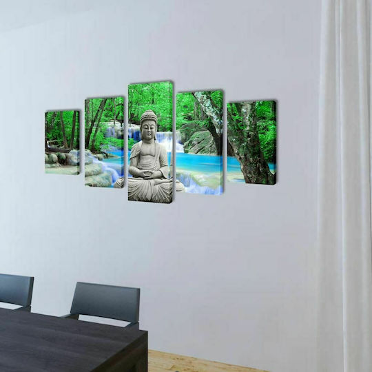 vidaXL Painting on Canvas 200x100cm