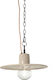 Ondaluce Land Pendant Light Suspension for Socket E27 Beige