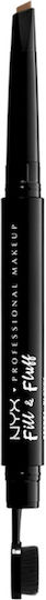 NYX Professional Makeup Fill & Fluff Μολύβι για Φρύδια 02 Taupe