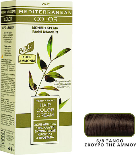 Mediterranean Cosmetics Mediterranean Hair Color Cream Bio Βαφή Μαλλιών Χωρίς Αμμωνία 60ml