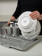 Nava Misty Sink Strainer Metallic Silver 48x30x11cm
