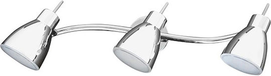 Omnia Dreifach LED Spot in Gray Farbe Omnia Dreifach LED Spot in Gray Farbe