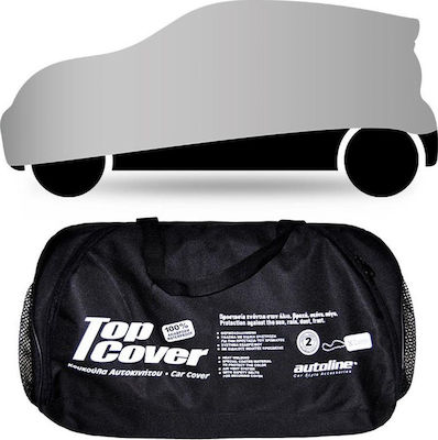 Autoline TopCover Eco Κουκούλα Αυτοκινήτου με Τσάντα Μεταφοράς 482x178x119cm Αδιάβροχη XLarge