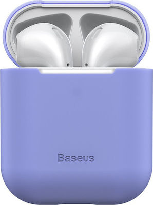 Baseus Ultrathin Series Hülle Silikon in Lila Farbe für Apple AirPods