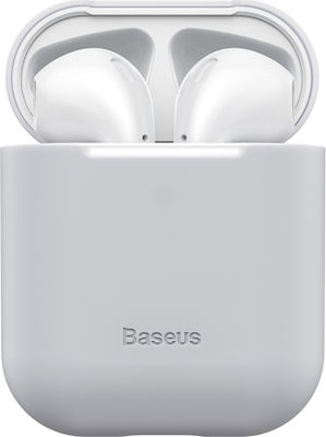 Baseus Θήκη Σιλικόνης σε Γκρι χρώμα για Apple AirPods