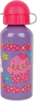 Stephen Joseph Kids Aluminium Water Bottle Cupcake Lilac 380ml