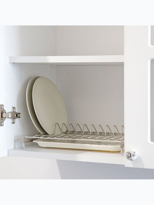 Tekno-Tel Cabinet Dish Rack Plastic in Gray Color 23x33x6cm