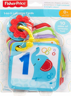 Fisher Price Activity Book Soft Turn and Learn Cards made of Fabric for 0++ Months