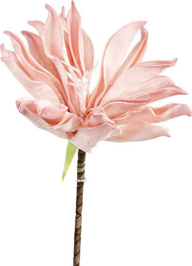 Künstliches Dekoratives Zweigstelle Seerose Rosa 63cm Artekko