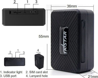 Mini GPS Tracker Mini GPRS / GSM για Φορτηγά / Σκάφη / Αυτοκίνητα / Μηχανές Αδιάβροχο