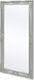 vidaXL Καθρέπτης Τοίχου Ολόσωμος με Ασημί Ξύλινο Πλαίσιο 120x60cm