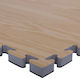 Amila EVA Gym Floor Puzzle Tatami Mat Brown 100x100x2.5cm