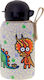 Laken Kids Aluminium Water Bottle Dinos Beige 3...