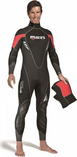 Mares Pioneer Full Diving Suit Double Lined with Zip Red 5mm 1104707