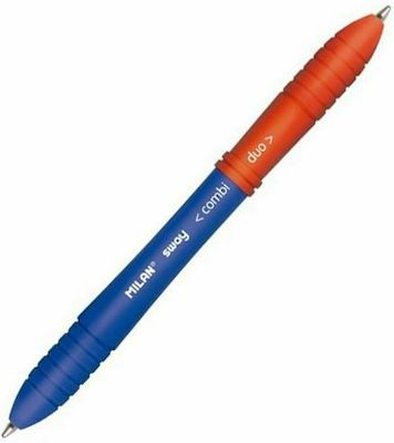 Milan Sway Pen Ballpoint 1mm with Multicolour Ink Combi Duo