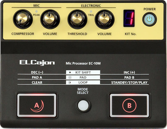 Roland ELCajon Mic Processor EC-10M Мулти-ефекти Ефект Електроакустични инструменти