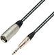 Prostage XLR male to 6.3mm male 2m Cable (BMTS-02)