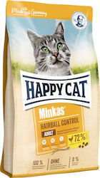 Happy Cat Minkas Hairball Control Hrană Uscată pentru Pisici Adulte cu Pui 1.5kg