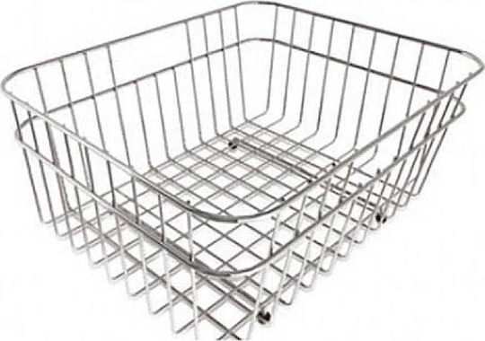 Elleci Quadra Στραγγιστήρι Γούρνας Inox Ασημί 29.9x38.4x17.5cm
