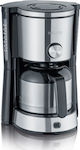 Severin KA 4845 Mașină de cafea cu filtru 1000W Argint